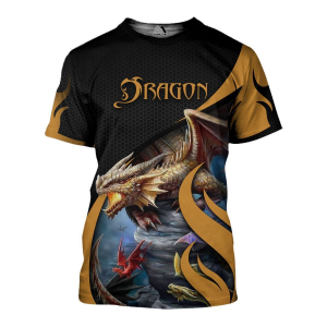 Beautiful Dragon All Over Print Unisex Tshirt